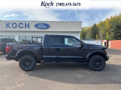 NEW 2026 Ford F-150 Raptor - BLACK, LEATHER TRIM FRONT SEATS Interior - $117,394 - Stock #A26246 - VIN 1FTFW1RG3TFB96418
