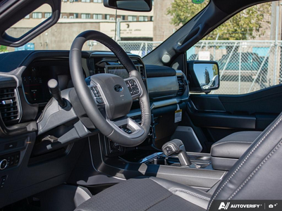 NEW 2026 Ford F-150 LARIAT - BLACK, ACTIVEX TRIMMED 40/CONSOLE/40 FRONT SEATS (B) Interior - $85,914 - Stock #E61061 - VIN 1FTFW5L54TFB70859