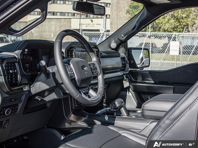 NEW 2026 Ford F-150 LARIAT - BLACK, ACTIVEX TRIMMED 40/CONSOLE/40 FRONT SEATS (B) Interior - $81,006 - Stock #E61062 - VIN 1FTFW5L50TFB76593
