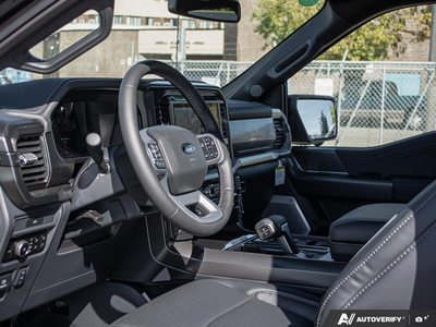 NEW 2026 Ford F-150 LARIAT - BLACK, ACTIVEX TRIMMED 40/CONSOLE/40 FRONT SEATS (B) Interior - $85,914 - Stock #E61060 - VIN 1FTFW5L57TFB68362