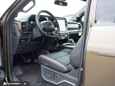 NEW 2026 Ford F-150 Raptor - BLACK, LEATHER TRIM FRONT SEATS Interior - $118,544 - Stock #D60856 - VIN 1FTFW1RG5TFC14143