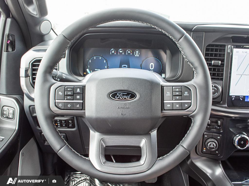 NEW 2026 Ford F-150 LARIAT - Star White Tri-coat Metallic Exterior / BLACK ACTIVE X Interior - $86,793 - Stock #D60573 - VIN 1FTFW5L84TFA96417 - Photo 14
