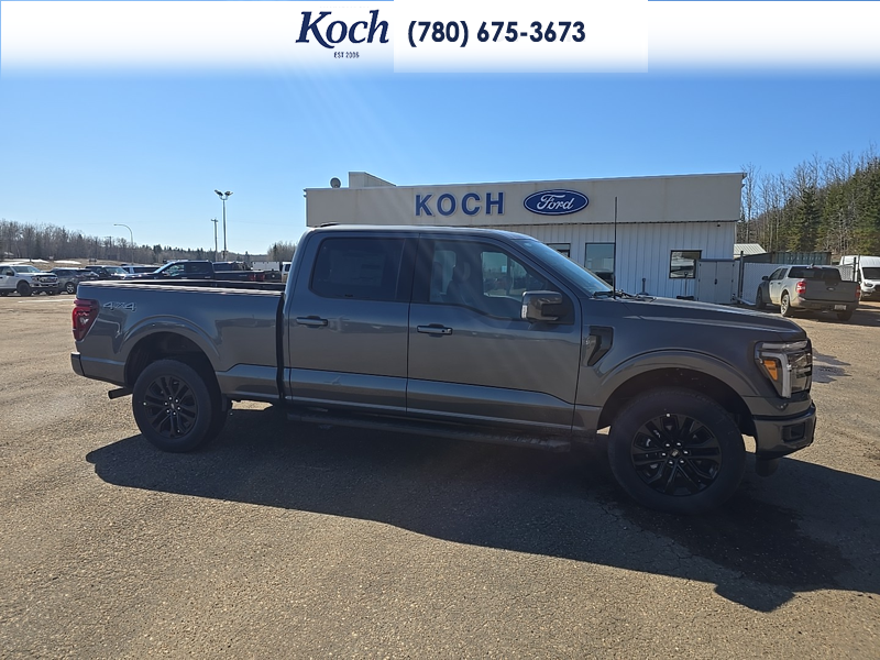 NEW 2026 Ford F-150 LARIAT - Carbonized Grey Metallic Exterior / BLACK Interior - $83,435 - Stock #A26087 - VIN 1FTFW5L86TKD29186 - Photo 14