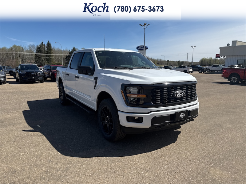 NEW 2026 Ford F-150 STX - Oxford White Exterior / BLACK ONYX/BLUE PREM LEATHER SEATS Interior - $60,901 - Stock #A26150 - VIN 1FTEW2LP5TKD67820 - Photo 15