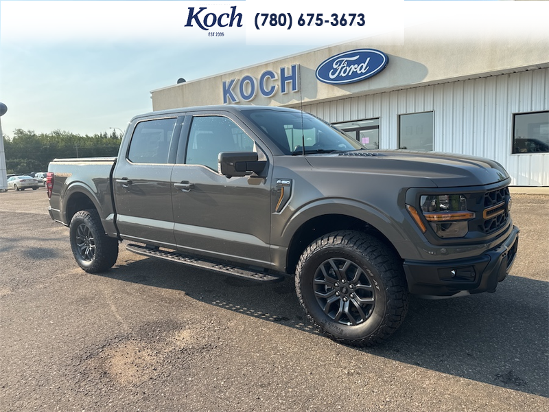 NEW 2026 Ford F-150 Tremor - Marsh Grey Exterior / BLACK, UNIQUE TREMOR LEATHER-TRIMMED BUCKET SEATS Interior - $88,993 - Stock #A26222 - VIN 1FTFW4L87TFB48388 - Photo 15