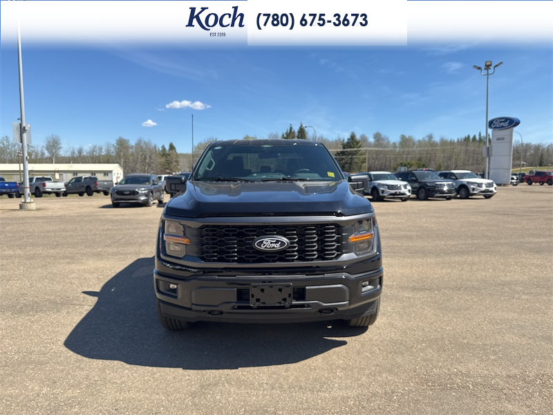 NEW 2026 Ford F-150 STX - Agate Black Exterior / BLACK ONYX/BLUE PREM LEATHER SEATS Interior - $63,955 - Stock #A26152 - VIN 1FTEW2LP1TKD67846 - Photo 16