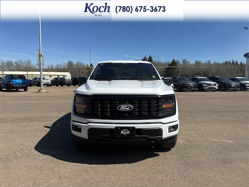 NEW 2026 Ford F-150 STX - Oxford White Exterior / BLACK ONYX/BLUE PREM LEATHER SEATS Interior - $65,530 - Stock #A26150 - VIN 1FTEW2LP5TKD67820 - Photo 16