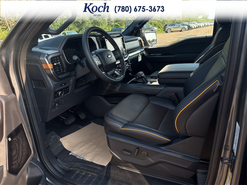 NEW 2026 Ford F-150 Tremor - Carbonized Grey Metallic Exterior / BLACK, UNIQUE TREMOR LEATHER-TRIMMED BUCKET SEATS Interior - $94,320 - Stock #A26219 - VIN 1FTFW4L8XTFB45534 - Photo 17