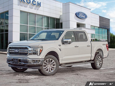 NEW 2026 Ford F-150 LARIAT - Oxford White Exterior - $82,484 - Stock #E60232 - VIN 1FTFW5L85TFA14968
