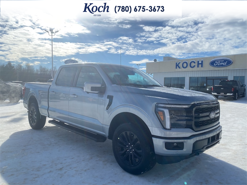 NEW 2026 Ford F-150 LARIAT - Iconic Silver Metallic Exterior / BLACK Interior - $82,685 - Stock #A26077 - VIN 1FTFW5L88TKD37502 - Photo 1
