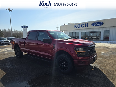 NEW 2026 Ford F-150 XLT - Ruby Red Tri-coat Metallic Exterior - $76,130 - Stock #A26100 - VIN 1FTFW3L84TKD52776
