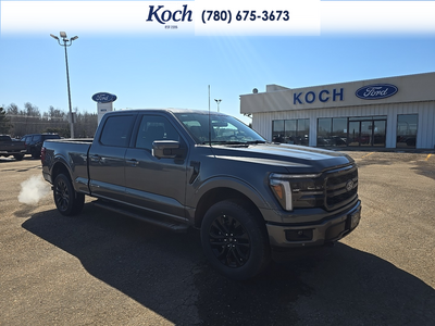 NEW 2026 Ford F-150 LARIAT - Carbonized Grey Metallic Exterior - $82,685 - Stock #A26087 - VIN 1FTFW5L86TKD29186