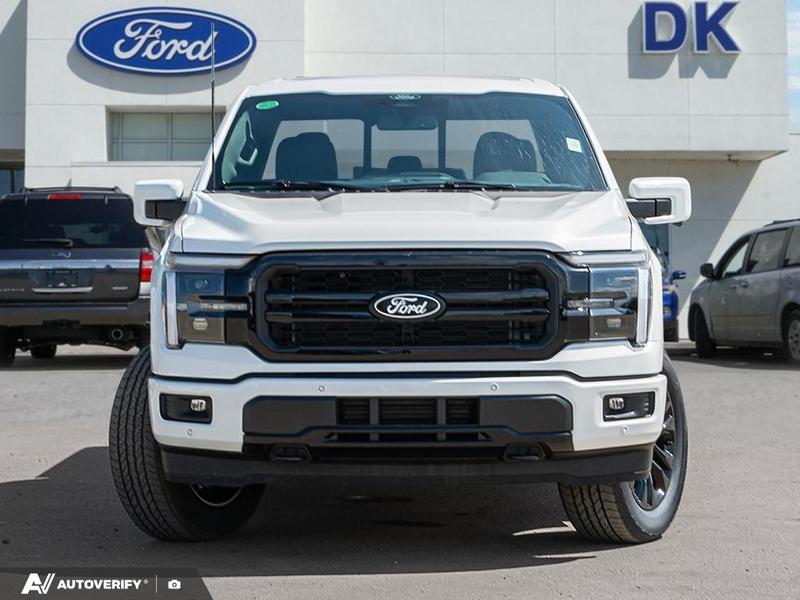 NEW 2026 Ford F-150 LARIAT - Star White Tri-coat Metallic Exterior / BLACK ACTIVE X Interior - $89,707 - Stock #D60510 - VIN 1FTFW5L88TFA91382 - Photo 2