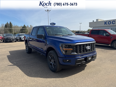 NEW 2026 Ford F-150 STX - Argon Blue Metallic Exterior - $63,202 - Stock #A26161 - VIN 1FTEW2LP7TKD68368