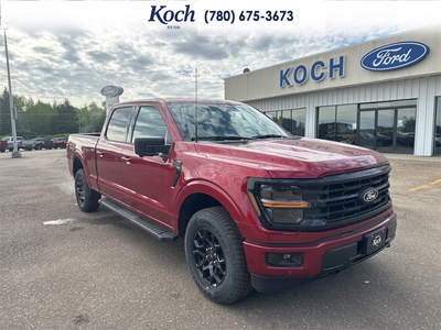 NEW 2026 Ford F-150 XLT - Ruby Red Tri-coat Metallic Exterior - $76,880 - Stock #A26100 - VIN 1FTFW3L84TKD52776