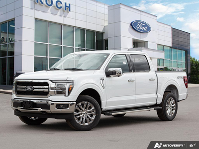 NEW 2026 Ford F-150 LARIAT - Oxford White Exterior - $77,984 - Stock #E60232 - VIN 1FTFW5L85TFA14968