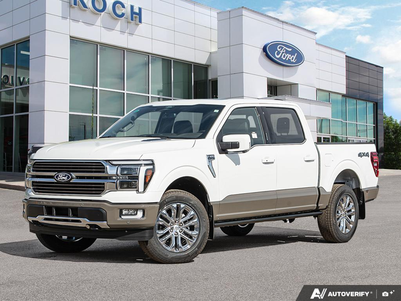 NEW 2026 Ford F-150 King Ranch - Star White/marsh Grey Accent Exterior / JAVA Interior - $94,754 - Stock #E60662 - VIN 1FTFW6L87TFA92870 - Photo 1