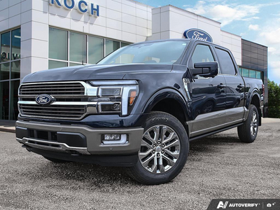 NEW 2026 Ford F-150 King Ranch - Antimatter Blue/marsh Grey Accent Exterior - $98,909 - Stock #E60724 - VIN 1FTFW6L80TFB07614