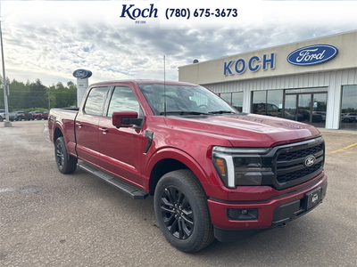 NEW 2026 Ford F-150 LARIAT - Ruby Red Tri-coat Metallic Exterior - $84,310 - Stock #A26099 - VIN 1FTFW5L88TKD40612