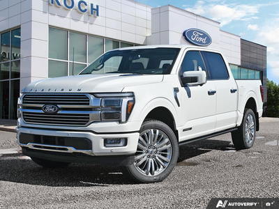 NEW 2026 Ford F-150 Platinum - Star White Tri-coat Metallic Exterior - $117,934 - Stock #E60761 - VIN 1FTFW7LD1TFB29916