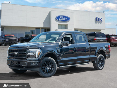NEW 2026 Ford F-150 LARIAT - Agate Black Metallic Exterior - $86,389 - Stock #D60701 - VIN 1FTFW5L54TFB27736