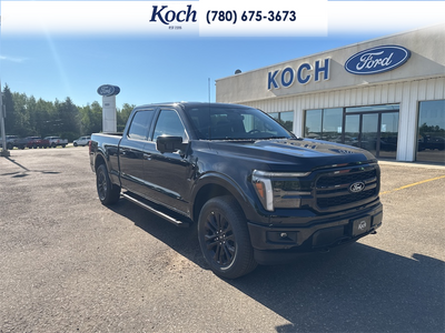 NEW 2026 Ford F-150 LARIAT - Agate Black Metallic Exterior - $78,008 - Stock #A26216 - VIN 1FTFW5L82TKE41189