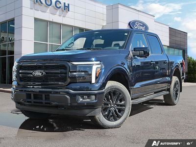 NEW 2026 Ford F-150 LARIAT - Antimatter Blue Metallic Exterior - $79,306 - Stock #E60833 - VIN 1FTFW5L82TFB48398