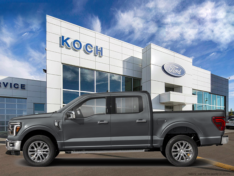 NEW 2026 Ford F-150 LARIAT - Carbonized Grey Metallic Exterior / BLACK ACTIVE X Interior - $89,549 - Stock #E60852 - VIN 1FTFW5L88TFB49720 - Photo 1