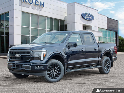 NEW 2026 Ford F-150 LARIAT - Antimatter Blue Metallic Exterior - $82,707 - Stock #E60868 - VIN 1FTFW5L87TFB46954