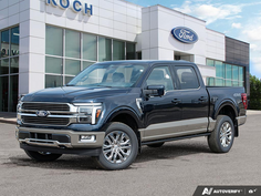 NEW 2026 Ford F-150 King Ranch - Antimatter Blue/marsh Grey Accent Exterior - $94,026 - Stock #E60916 - VIN 1FTFW6L84TFB50451