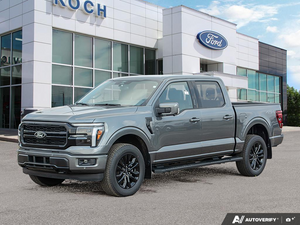 NEW 2026 Ford F-150 LARIAT - Carbonized Grey Metallic Exterior - $86,262 - Stock #E60902 - VIN 1FTFW5L85TFB72470
