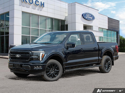 NEW 2026 Ford F-150 LARIAT - Antimatter Blue Metallic Exterior - $81,899 - Stock #E60897 - VIN 1FTFW5L87TFB68548