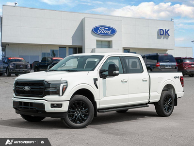 NEW 2026 Ford F-150 LARIAT - Star White Tri-Coat Exterior - $82,839 - Stock #D60711 - VIN 1FTFW5L83TFB68918
