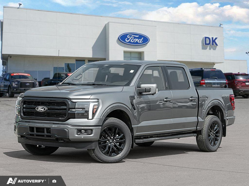 NEW 2026 Ford F-150 LARIAT - Carbonized Grey Metallic Exterior / BLACK ACTIVE X Interior - $78,316 - Stock #D60682 - VIN 1FTFW5L86TKE63177 - Photo 1