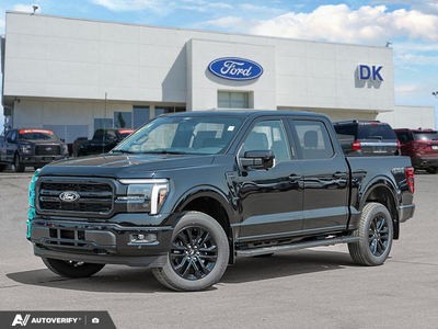 NEW 2026 Ford F-150 LARIAT - Agate Black Metallic Exterior - $82,797 - Stock #D60673 - VIN 1FTFW5L87TFB62295
