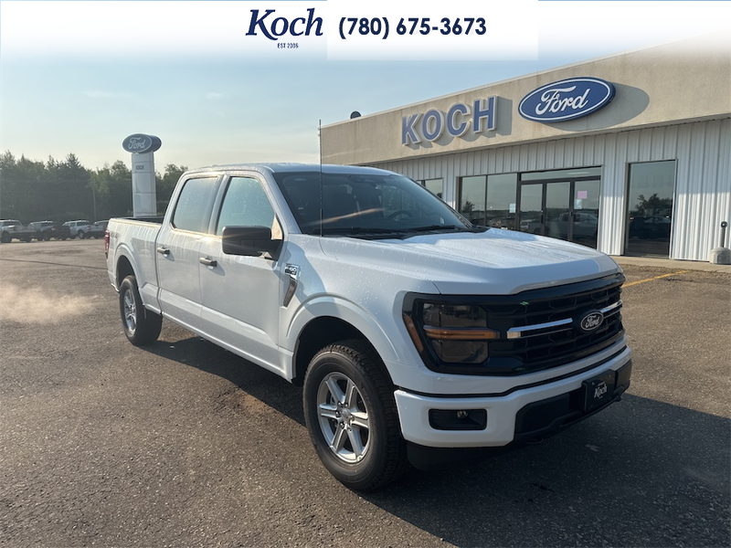 NEW 2026 Ford F-150 XLT - Oxford White Exterior / BLACK W/MEDIUM DARK SLATE, CLOTH 40/20/40 FRONT SEAT (M) Interior - $70,690 - Stock #A26228 - VIN 1FTFW3L88TKE54517 - Photo 1