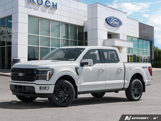 NEW 2026 Ford F-150 Platinum - Star White Tri-coat Metallic Exterior - $98,250 - Stock #E60892 - VIN 1FTFW7L80TFB52817