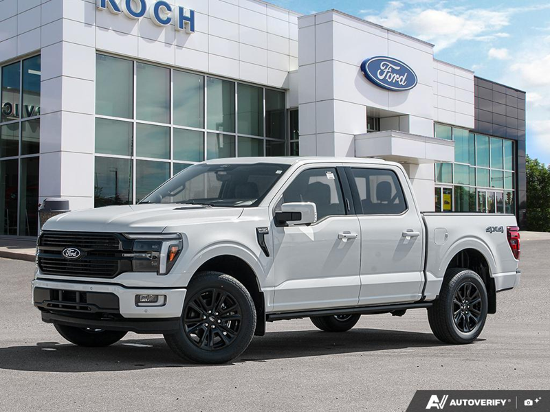 NEW 2026 Ford F-150 Platinum - Star White Tri-coat Metallic Exterior / BLACK LEATHER Interior - $98,250 - Stock #E60892 - VIN 1FTFW7L80TFB52817 - Photo 1