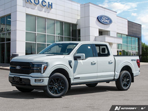 NEW 2026 Ford F-150 Platinum - Star White Tri-coat Metallic Exterior - $103,757 - Stock #E60938 - VIN 1FTFW7LD4TFB50484