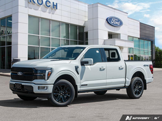 NEW 2026 Ford F-150 Platinum - Star White Tri-coat Metallic Exterior - $101,257 - Stock #E60938 - VIN 1FTFW7LD4TFB50484