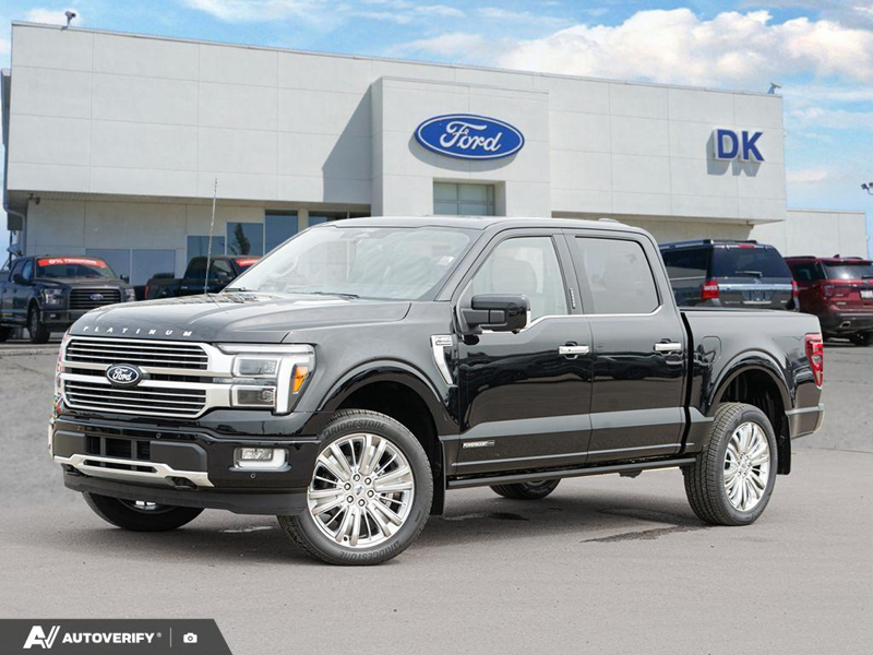 NEW 2026 Ford F-150 Platinum - Agate Black Metallic Exterior / SMOKED TRUFFLE, FULL QUILTED LEATHER BUCKET SEATS W/PLATINUM BAD Interior - $106,730 - Stock #D60686 - VIN 1FTFW7LD9TFB67975 - Photo 1
