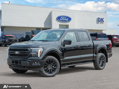 NEW 2026 Ford F-150 LARIAT - Agate Black Metallic Exterior - $78,316 - Stock #D60679 - VIN 1FTFW5L87TKE64595