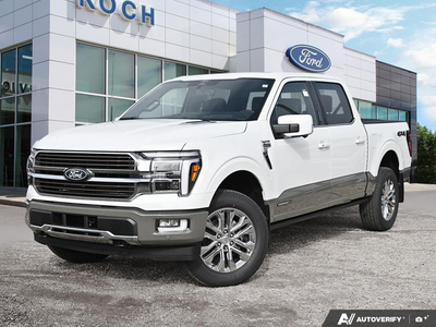 NEW 2026 Ford F-150 King Ranch - Star White/marsh Grey Accent Exterior - $96,536 - Stock #E61000 - VIN 1FTFW6LD1TFB82268