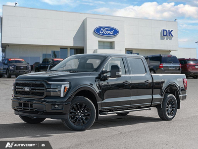 NEW 2026 Ford F-150 LARIAT - Agate Black Metallic Exterior - $86,979 - Stock #D60684 - VIN 1FTFW5L85TFB62487
