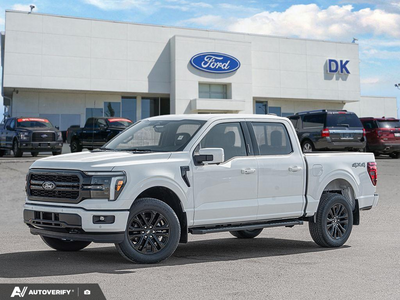 NEW 2026 Ford F-150 LARIAT - Star White Tri-Coat Exterior - $79,020 - Stock #D60681 - VIN 1FTFW5L88TFB70714