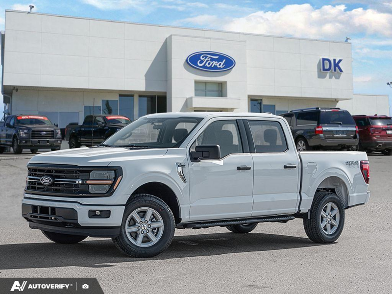 NEW 2026 Ford F-150 XLT - Oxford White Exterior / BLACK W/MEDIUM DARK SLATE, CLOTH 40/20/40 FRONT SEAT (M) Interior - $66,952 - Stock #D60802 - VIN 1FTFW3L54TKE45187 - Photo 1