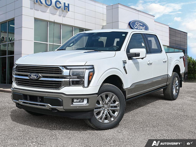 NEW 2026 Ford F-150 King Ranch - Star White/marsh Grey Accent Exterior - $94,246 - Stock #E60997 - VIN 1FTFW6L89TFB76530