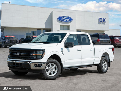 NEW 2026 Ford F-150 XLT - Oxford White Exterior - $71,640 - Stock #D60745 - VIN 1FTFW3L8XTKE69780
