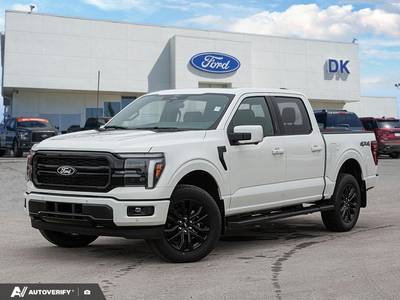 NEW 2026 Ford F-150 LARIAT - Star White Tri-Coat Exterior - $88,666 - Stock #D60797 - VIN 1FTFW5L51TFB70902