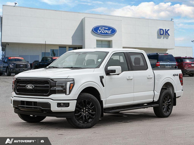 NEW 2026 Ford F-150 LARIAT - Oxford White Exterior - $81,167 - Stock #D60709 - VIN 1FTFW5L82TFB78338